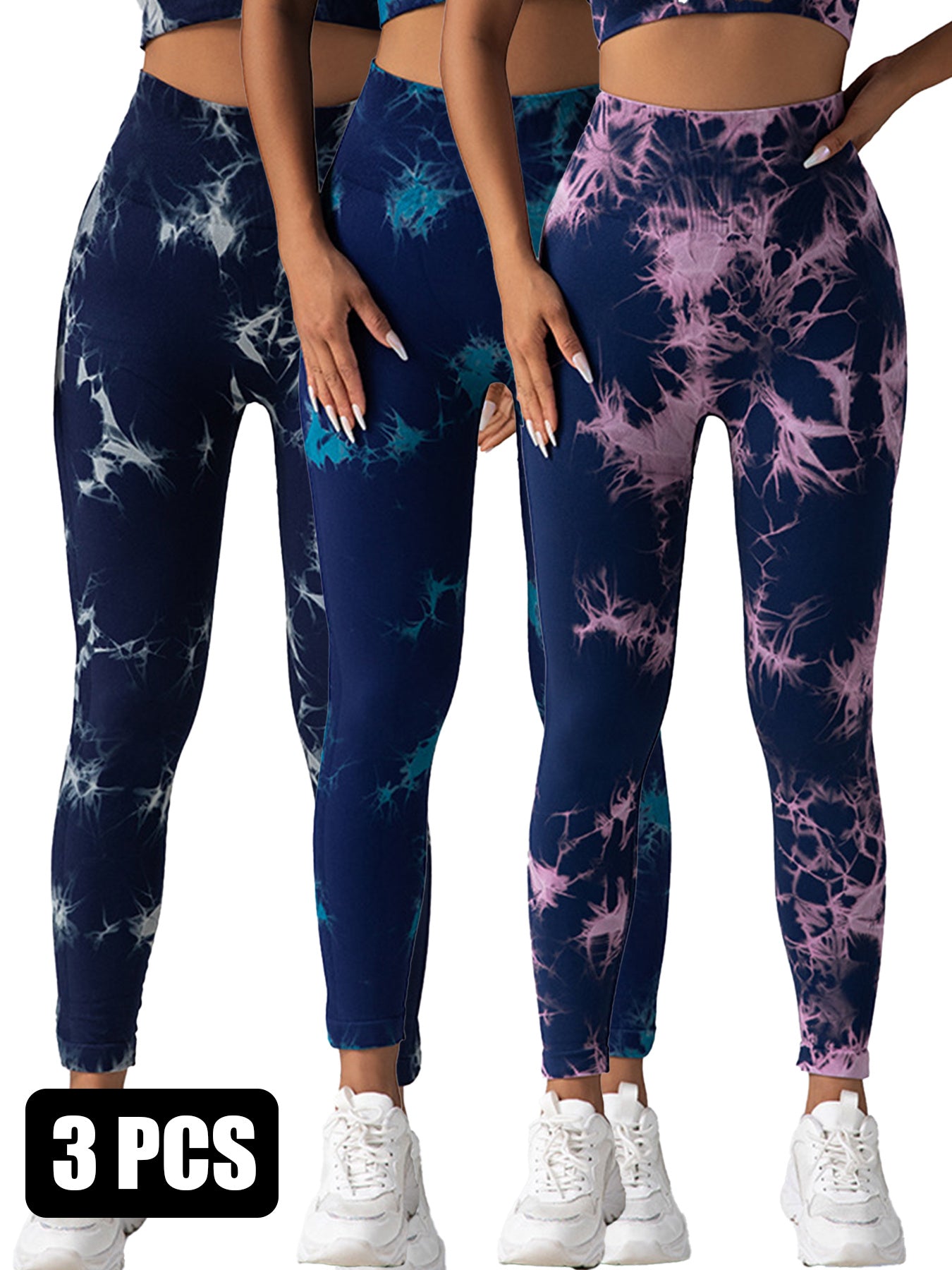 3 Pack Yoga Leggings in Minimalist Style