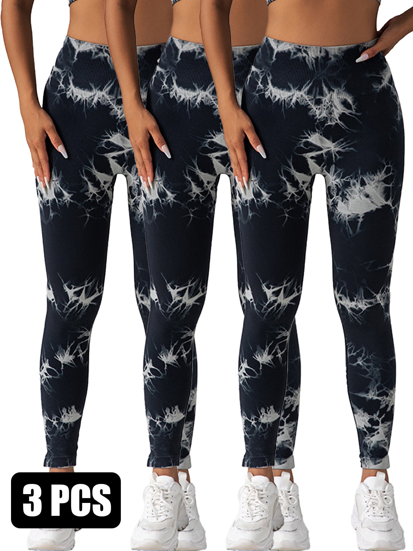 3 Pack Yoga Leggings in Minimalist Style