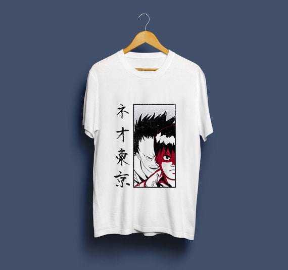 MONO//FIT Akira capsule tee men with graphic print featuring iconic characters in bold colors