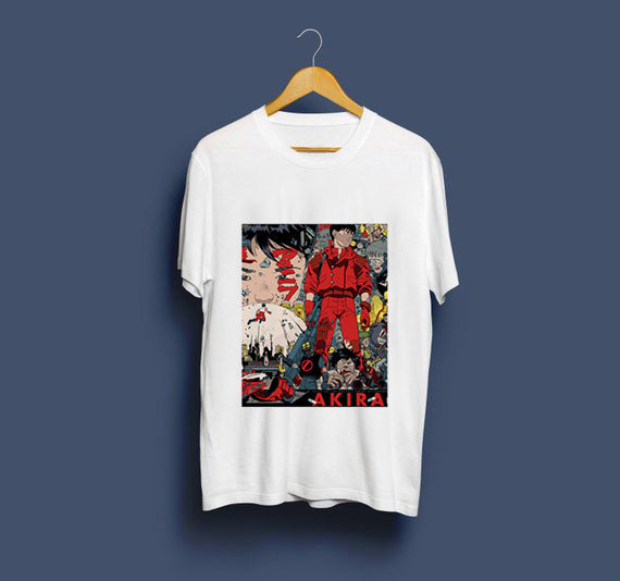 MONO//FIT Akira capsule tee men featuring bold graphics on a white background