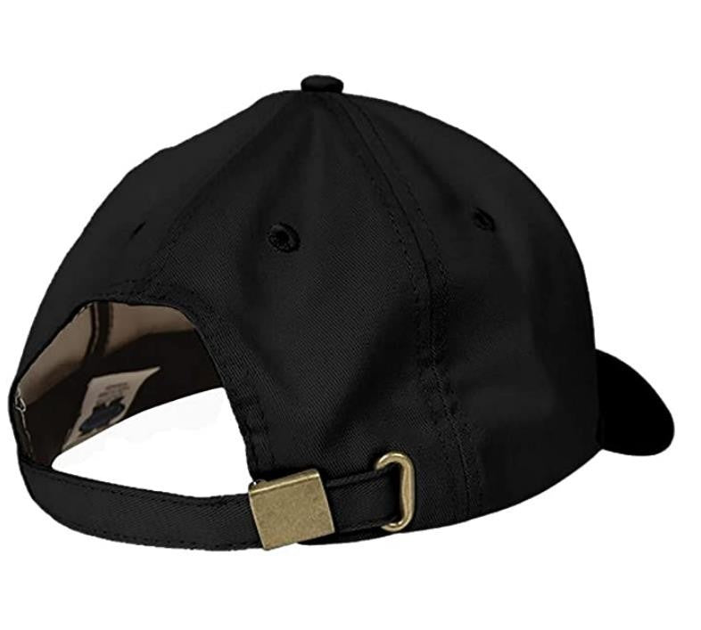 Back view of MONO//FIT Black live metter cap with adjustable strap for a comfortable fit