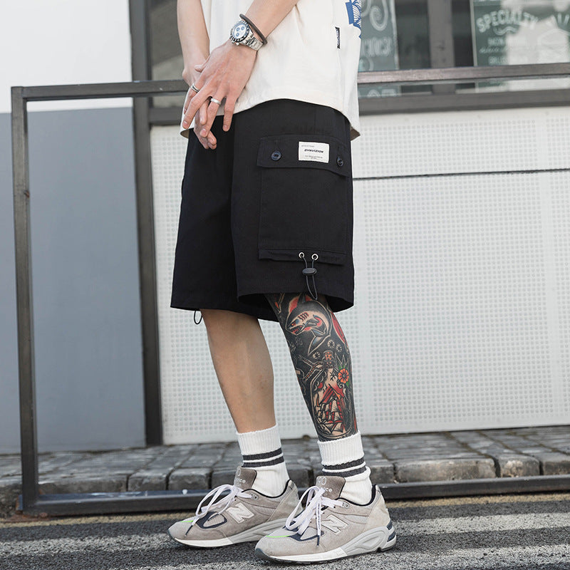 Stylish MONO//FIT casual black shorts men with functional pockets for everyday wear