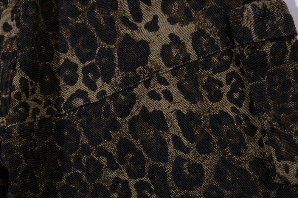 MONO//FIT leopard camouflage shorts men featuring stylish and comfortable fabric design