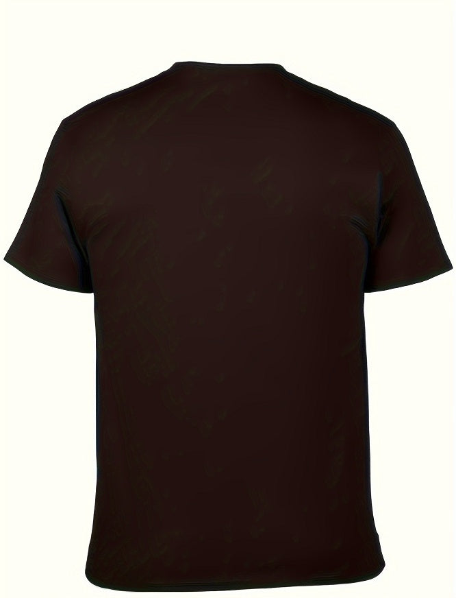 Back view of MONO//FIT Republican pro America shirt in solid black for patriotic occasions