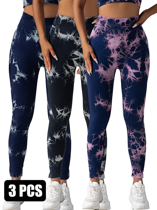 3 Pack Yoga Leggings in Minimalist Style