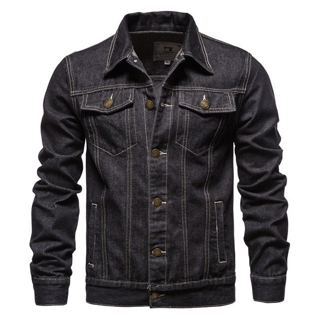 MONO//FIT Casual Jean Jacket for Men - Stylish Comfort