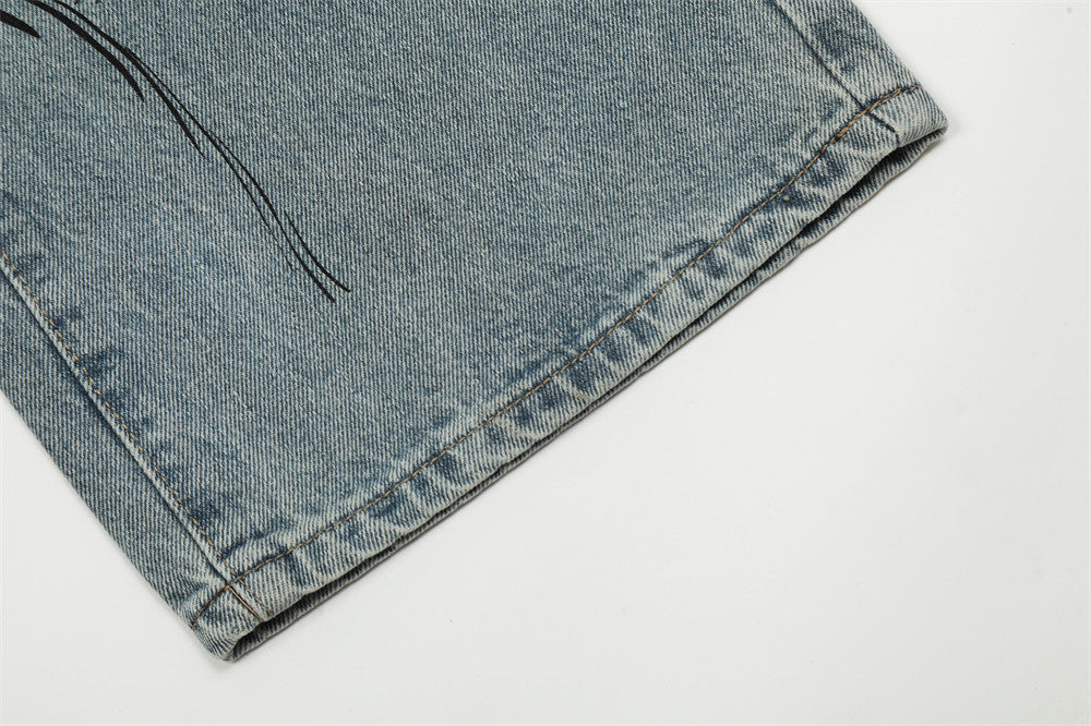 MONO//FIT Men's Graffiti Jeans with Unique Designs