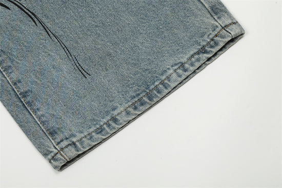 MONO//FIT Men's Graffiti Jeans with Unique Designs