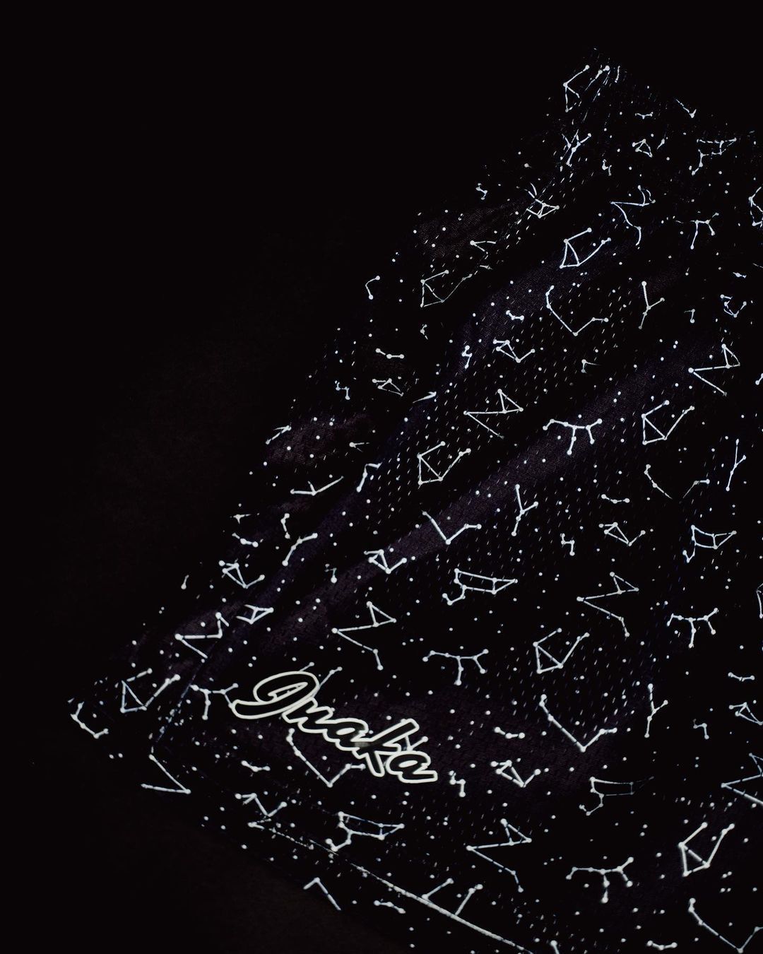 MONO//FIT American basketball shorts with reflective constellation design for stylish athletes
