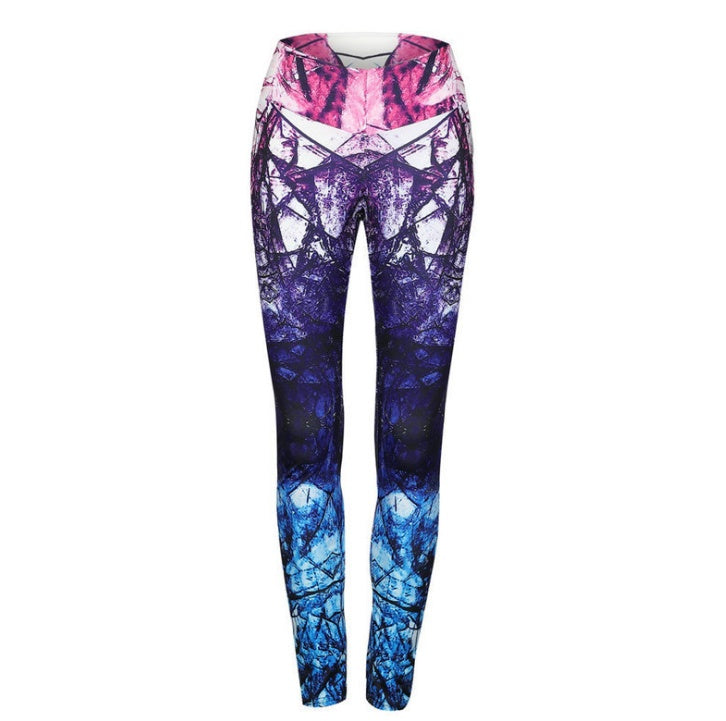 Colorful Angel Wings Yoga Pants with a Stylish Design for Comfortable Workouts