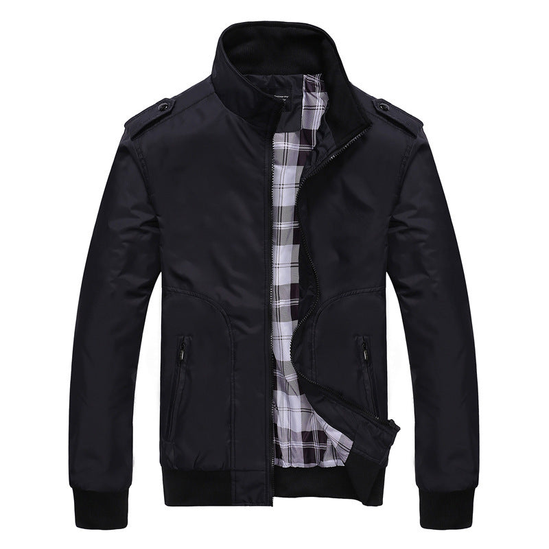 MONO//FIT Black Autumn Men's Fashion Jackets with Stylish Design and Comfortable Fit