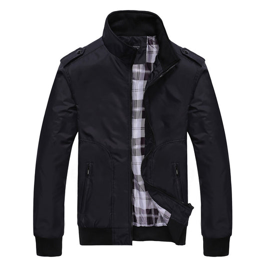 MONO//FIT Black Autumn Men's Fashion Jackets with Stylish Design and Comfortable Fit