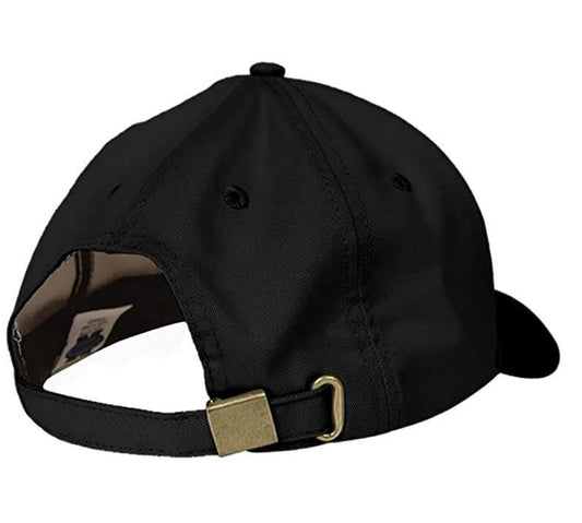 Back view of MONO//FIT Black live metter cap with adjustable strap for a comfortable fit