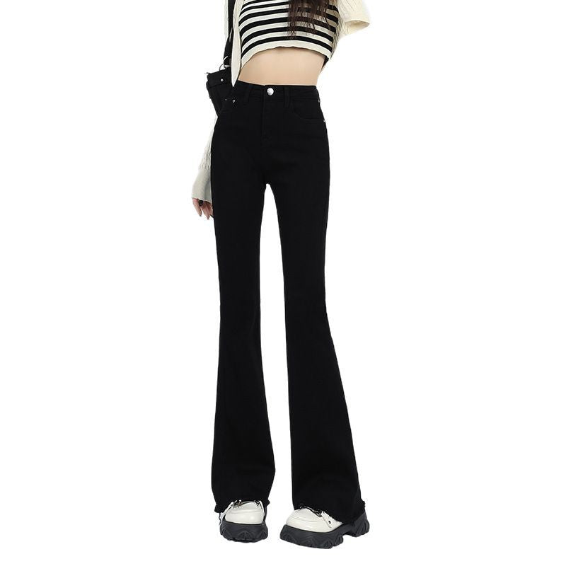 MONO//FIT black weila jeans women with flared legs for a stylish look