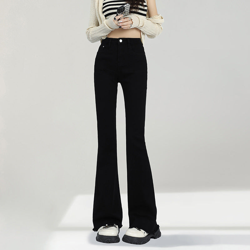 MONO//FIT black weila jeans women featuring flared legs and a stylish fit for casual outfits