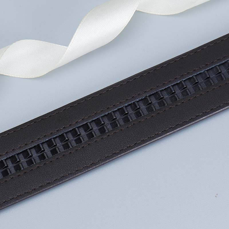 MONO//FIT business leather belt for men's with a stylish woven design for a sophisticated look