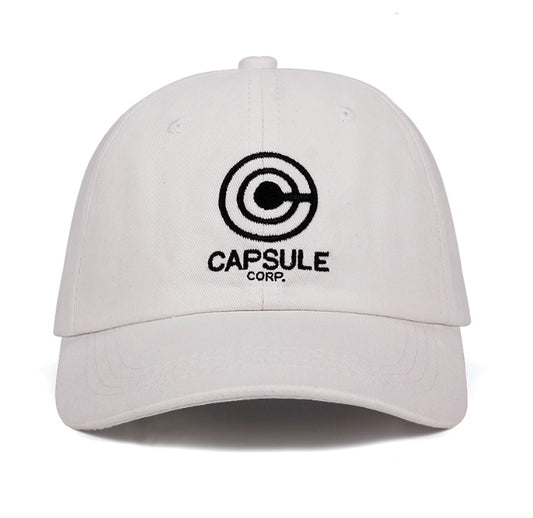 White MONO//FIT capsule cap for men with black embroidered logo for a stylish look