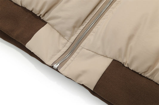 MONO//FIT color contrast men's jacket featuring a stylish design and zipper closure