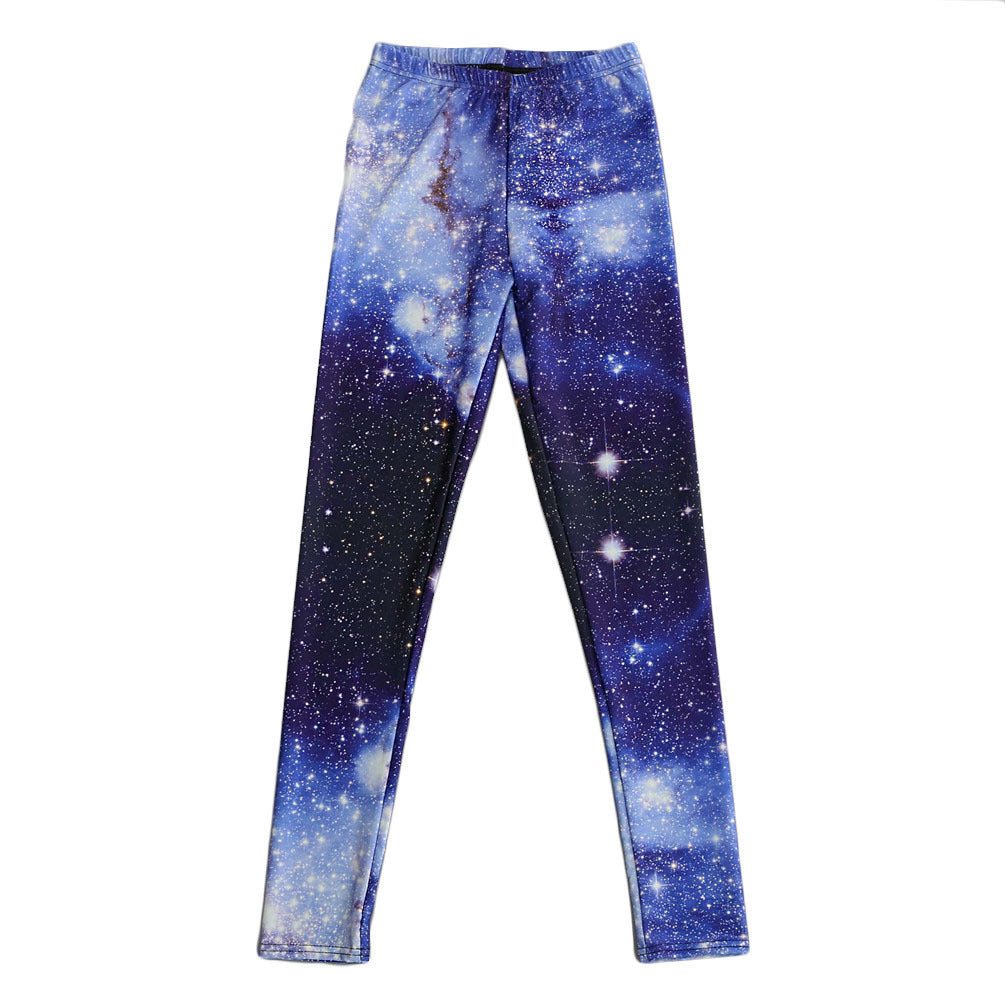 Galactic Pattern Hip Lift Leggings for Women with Stretchy Fabric for Comfort and Style