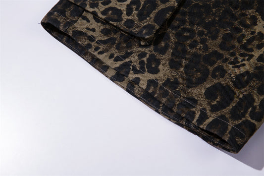 MONO//FIT leopard camouflage shorts men featuring trendy design and comfortable fit