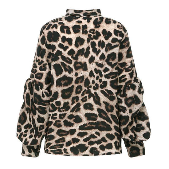 MONO//FIT Leopard Print Tops for Women with a Stylish Back Design and Comfortable Fit