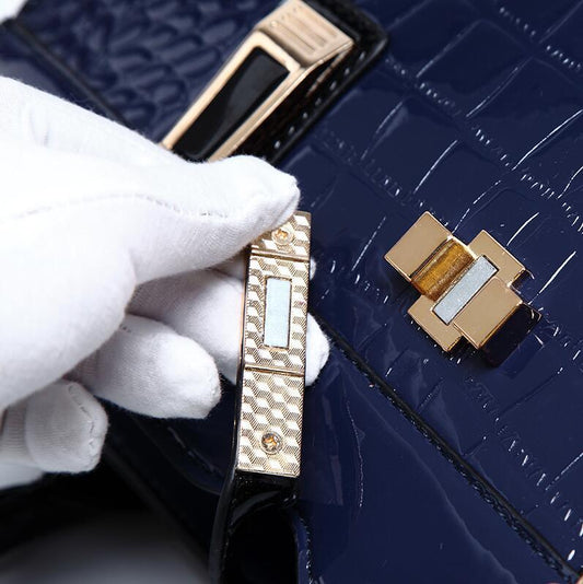 Close-up of MONO//FIT luxury women's handbags showcasing elegant hardware and detailed craftsmanship