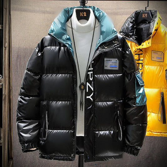 MONO//FIT men's winter down jacket in black with a stylish design and cozy fit for warmth