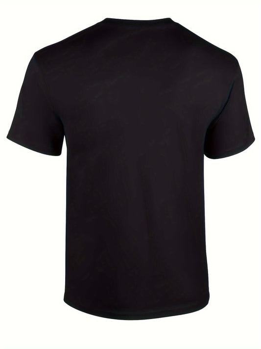 Back view of MONO//FIT You Can't Handle These Nut T-shirt in black fabric